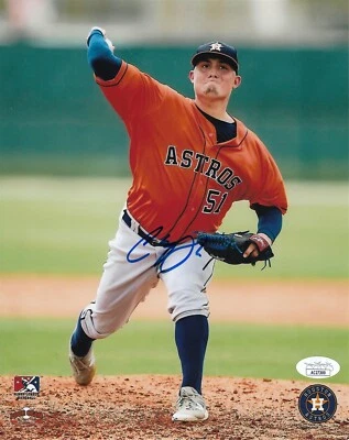 CHAD DONATO Houston Astros Signed Photo COA/JSA - Image 1 of 4