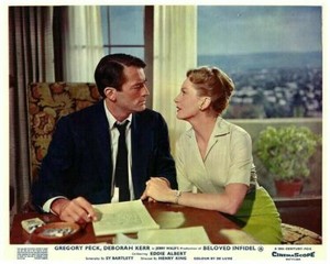 Beloved Infidel Original Lobby Card Gregory Peck Deborah Kerr F Scott Fitzgerald