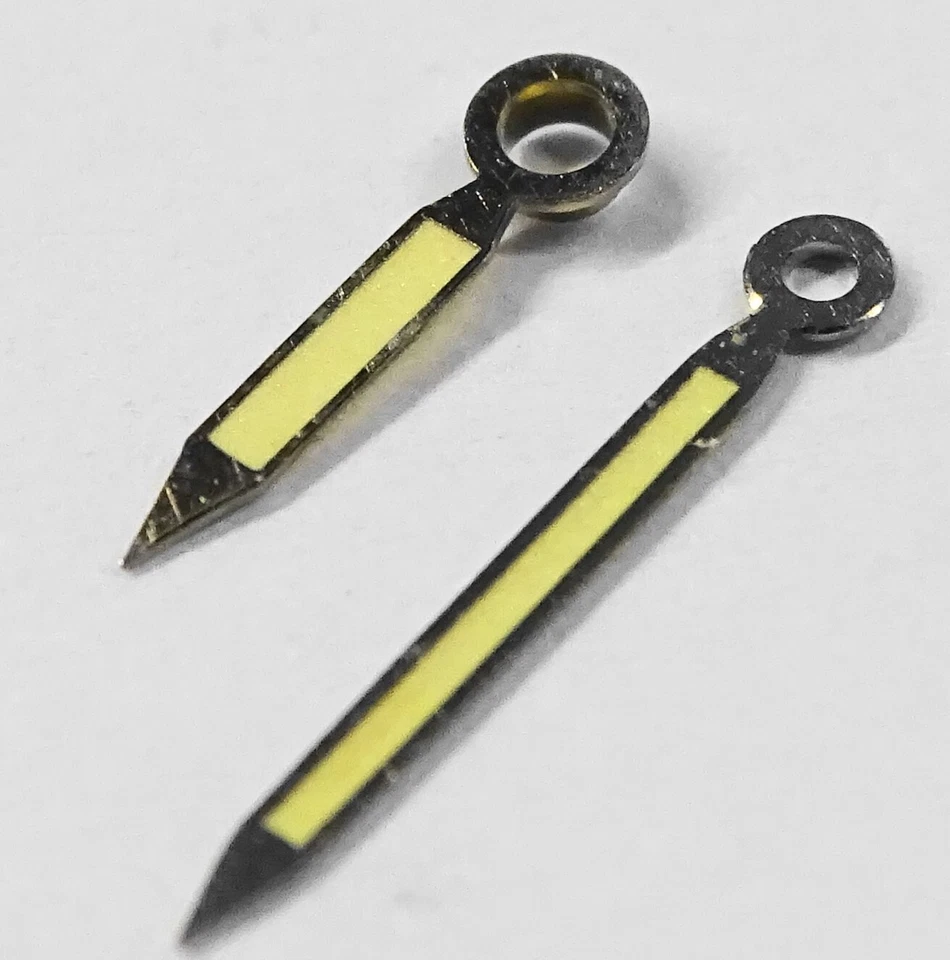 PAIRE ANCIENNES AIGUILLES MONTRE STOCK LIP DE 1970 LIP DUROWE INT. ETA PUW - Photo 1/1