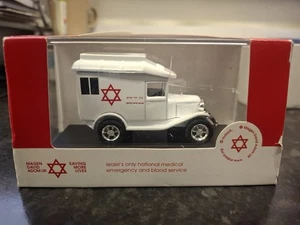 Oxford Diecast Magen David Adom UK Israeli Rescue Vehicle Ambulance Rare Boxed - Picture 1 of 9