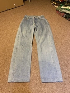 Jeans vintage años 90 Levi’s Strauss 501 24 cintura 27 entrepierna - Imagen 1 de 18