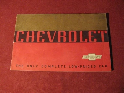 Folleto de ventas Chevy 1936 catálogo original antiguo Foto 1 de 4