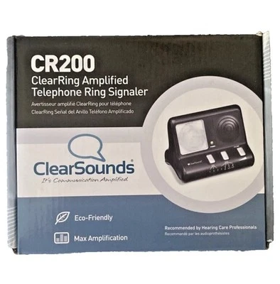 ClearSounds ClearRing Señalizador de anillo telefónico amplificado CR200 ¡Nuevo! Foto 1 de 4