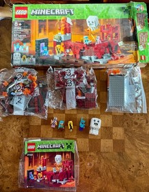 LEGO MINECRAFT 21122 The Nether Fortress Mostly Sealed With Box & Instructions