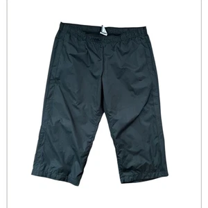Nike Women’s cropped pants black mesh linings Size M - Picture 1 of 7