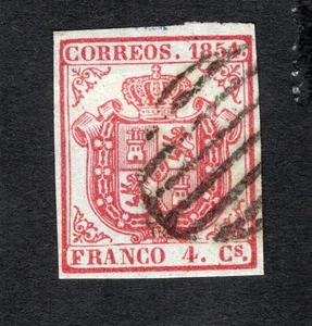 Spain 1854 stamp Mi#25z used - Picture 1 of 2