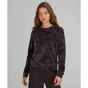 Gr. 0 Lululemon Velour Warm Down Crew Interstellar Dark Grey Multi - Bild 1 von 8