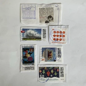 6 Germany stamps~2021~Sophie Scholl+thunderstorm+Heinzelmannchen+Christmas+ringe - Picture 1 of 7