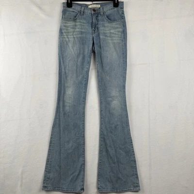 J Brand jeans Women High Rise Wide Leg Flare in Light Blue Wash Southwest 25 - Image 1 of 4