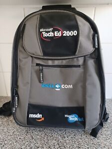 Retro Microsoft Promotional Tech Ed 2000 MSDN Dell Rucksack / Backpack Geeky