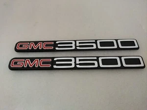 88-98 GMC 3500 SIERRA  Side Emblem Logo Badge Sign Symbol GM  *PAIR* - Picture 1 of 2