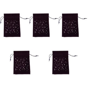 Lavender Favor Bags Jewelry Pouch Gift Tarot Rune Bag Star Moon Drawstring Pouch - Picture 1 of 12