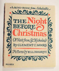 VTG 70s The Night Before Christmas Scholastic Mini Book Folded Paper PG 1522 NOS