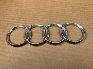 Audi A3 A4 A6 Rings Logo Chrome Car Boot Badge Emblem 2009 - Bild 1 von 2