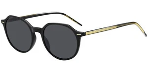 Gafas de sol Hugo Boss para mujer brillantes negras/cristales - BOSS1584S 07C5 IR - Imagen 1 de 3