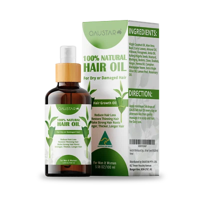 Natural Hair Growth Oil For Scalp, Dry Damaged,Frizz Hair- Hair Treatments-200ml - Image 1 of 4