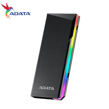 ADATA EC700G SSD Enclosure Supports M.2 PCIe/SATA Type-C USB 3.2 RGB lighting