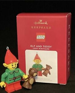 LEGO ELF & TEDDY Hallmark Ornament 2021 + 2 Halloween toys