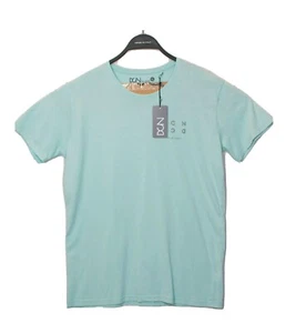 NEW With Tags DCN Perdu Temps Wrong Way Tee Light Blue/Teal Men's Shirt Size XL  - Picture 1 of 11