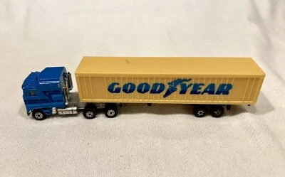 1980's Yatming Kenworth w/ Zee Toys Goodyear Semi Trailer HO Scale - Image 1 of 4