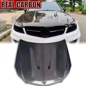 Carbon Fiber Black Series Style Hood For MB C-Class W204 C63 07-14 E - Picture 1 of 6