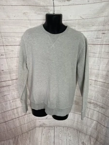 Jachs New York Men's Pullover Sweater Crew Neck Striped White/Gray Size L - Picture 1 of 5