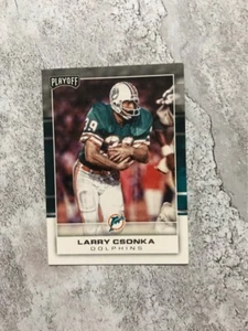2017 Panini Playoff Larry Csonka 144 Miami Dolphins - Picture 1 of 2