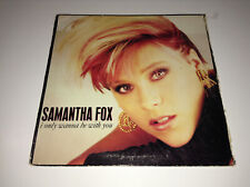 Samantha Fox - I Only Wanna Be With You 12" Vinyl Record 1989