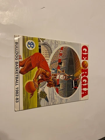 1982-1983 Vintage Georgia Bulldogs University basketball program vern fleming Cover