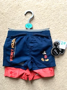 Disney Baby 0-3 Months Shorts x2 Mickey Mouse Primark - Bild 1 von 3