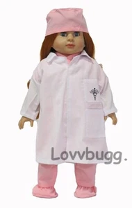 ANGEBOT Hellrosa Peelings Dr medizinisches Set 7-teilig für American Girl 18 Zoll Puppe KOSTENLOSER VERSAND - Bild 1 von 12
