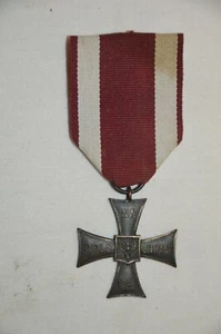 RARE CROIX DE LA BRAVOURE POLONAISE 1944-POLISH CROSS POLAND 1944-2°WW - Picture 1 of 2