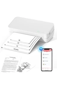 Ponek WiFi Thermal Printer - S821 Wireless Printers for Home Use Inkless Printer - Afbeelding 1 van 6