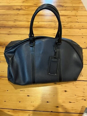 Bolso de fin de semana Prada CINGHIALE TRAVE 100 % cuero de lona. Elegante bolsa de viaje Foto 1 de 4