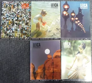 LEICA FOTOGRAFIE photography magazines in ENGLISH 1967 - 5 issues - Picture 1 of 3