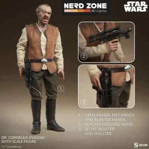 SIDESHOW - Star Wars Scum & Villainy 1/6 Doctor Cornelius Evazan 30 cm PREORDER - Imagen 1 de 12