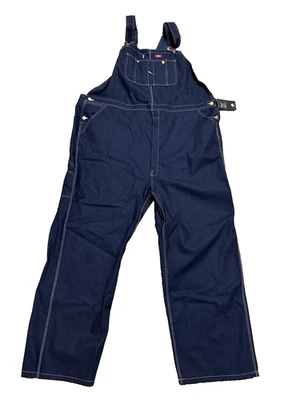 Комбинезон Dickies нагрудник мужской размер 52x30 синий джинсовой ткани плотника рабочей одежды общего назначения брюки - Изображение 1 из 4