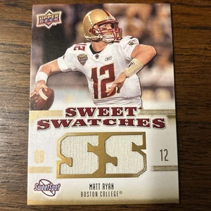 Upper Deck Ncaa Sweet Spot 2010 - Sweet Swatches Matt Ryan #SSW-58 (MEM) - Imagen 1 de 3