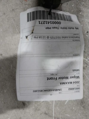 Windshield Wiper Motor Fits 04-08 MAXIMA 382808 - Image 1 of 4