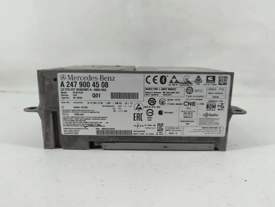 Mercedes-Benz Sprinter 3500 2019 Am Fm reproductor de CD receptor de radio UTYK4 Foto 1 de 4