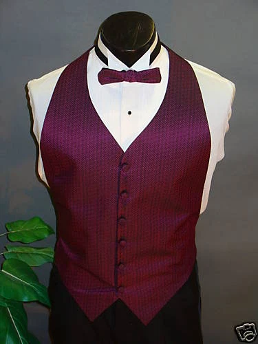 Fuchsia Wellington Formal Vest Backless Men's Small - Image 1 of 1