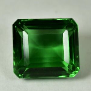 19.60 Ct Natural AAA+ Transparent Bahia Emerald Cut Gemstone GIE certified