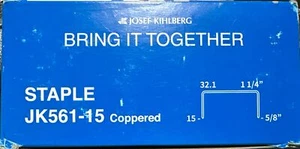 JOSEF KIHLBERG 2500 Pistola graffetta chiusura cartone grande graffette rame JK561-15 - Foto 1 di 3