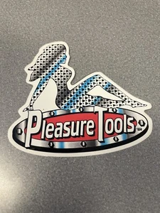 "Pegatina de patinaje en línea agresiva ""Trucker Girl"" de colección Pleasure Tools - ¡Rara!¡! - Imagen 1 de 1