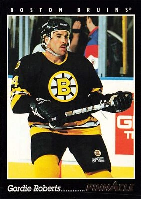 Gordie Roberts 1993 Pinnacle #319 Boston Bruins - Image 1 of 2