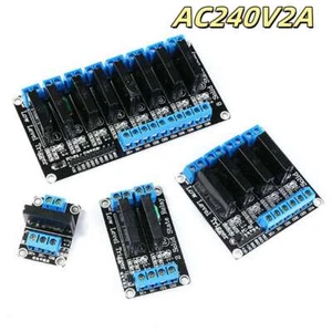 Solid State Relay Module AC240V2A1/4/8 Channel 5/12/24V High/Low Level Trigger - Picture 1 of 7