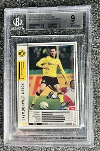 2010-11 Panini WCCF #143 Robert Lewandowski Rookie RC Dortmund BGS 9 POP 1 - Picture 1 of 4