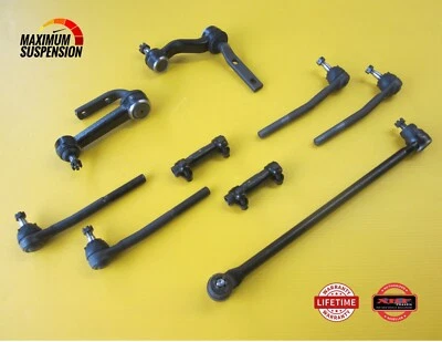 XRF Chevy Astro Inner Outer Tie Rod Idler Arm Drag Link STEERING KIT Lifetime Wa - Image 1 of 4
