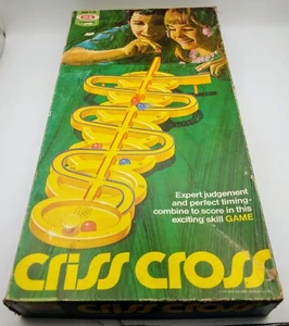 Juego de mármol Criss Cross ideal vintage para 2 jugadores buen estado 1972 - Imagen 1 de 2