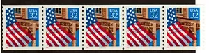 Scott 2913 Flag over Porch Red 1995 Shinny gum P#22222 Coil MNH Free shipping! - Picture 1 of 1